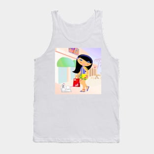 TropoGirl - A day in the mall Tank Top